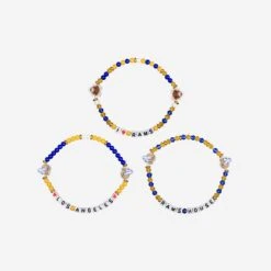 FOCO Los Angeles Rams 3 Pack Friendship Bracelet -FOCO Shop BRNF3PKFRSR g3