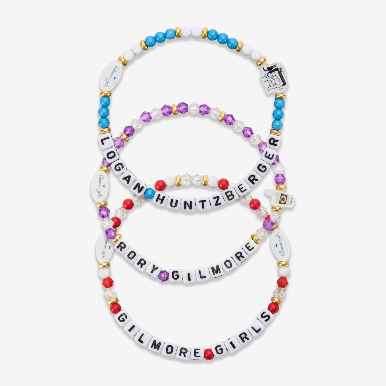 FOCO Logan Huntzberger & Rory Gilmore Gilmore Girls 3 Pack Friendship Bracelet 3 FOCO Logan Huntzberger & Rory Gilmore Gilmore Girls 3 Pack Friendship Bracelet