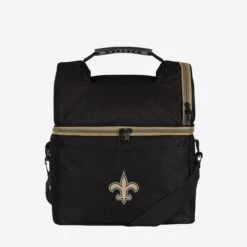 FOCO New Orleans Saints Solid Double Compartment Cooler