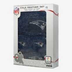 FOCO New England Patriots Womens Glitter Knit Cold Weather Set 11 FOCO New England Patriots Womens Glitter Knit Cold Weather Set -FOCO Shop CWSETNFGLKNNP g5