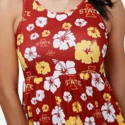 FOCO Iowa State Cyclones Womens Fan Favorite Floral Sundress -FOCO Shop DRSNCSNFFLIOS g3