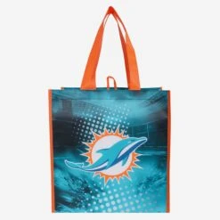 FOCO Miami Dolphins 4 Pack Reusable Shopping Bag