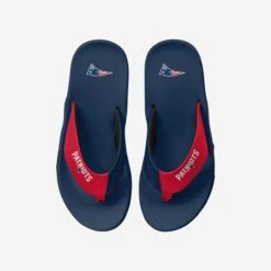 FOCO New England Patriots Team Color Contour Flip Flop