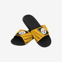 FOCO Pittsburgh Steelers Youth Legacy Slide -FOCO Shop FFNFLGCVC816PS g3