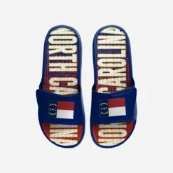 FOCO North Carolina Flag Gradient Wordmark Gel Slide