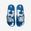 FOCO Los Angeles Dodgers Colorblock Big Logo Gel Slide