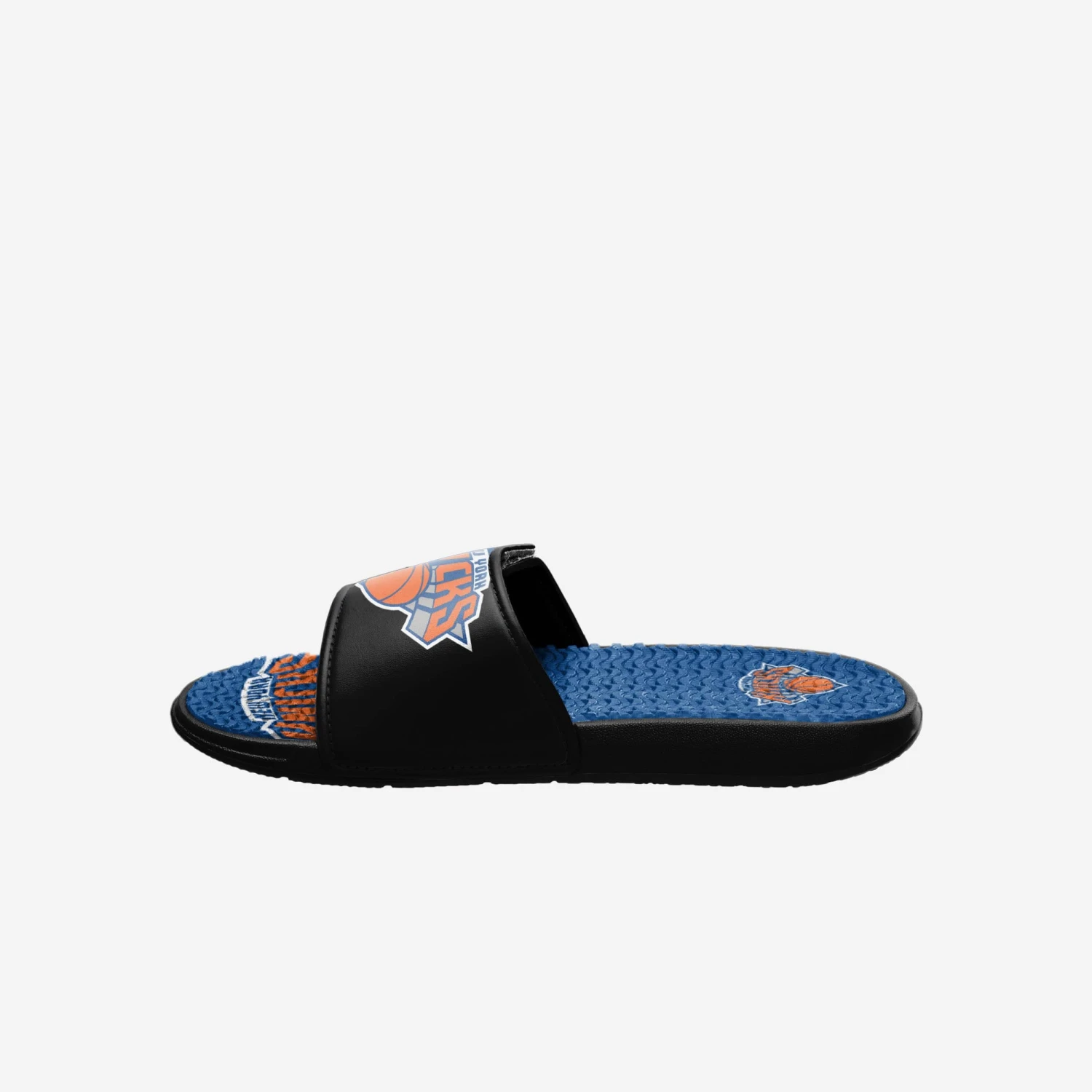 FOCO New York Knicks Colorblock Big Logo Gel Slide 6 FOCO New York Knicks Colorblock Big Logo Gel Slide - Image 4
