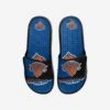 FOCO New York Knicks Colorblock Big Logo Gel Slide -FOCO Shop FFSSNBCBBLGGELNYK p
