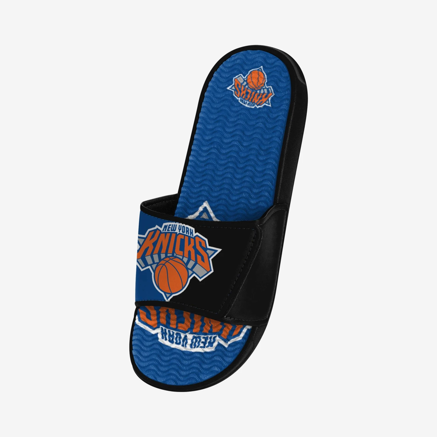 FOCO New York Knicks Colorblock Big Logo Gel Slide 4 FOCO New York Knicks Colorblock Big Logo Gel Slide - Image 2