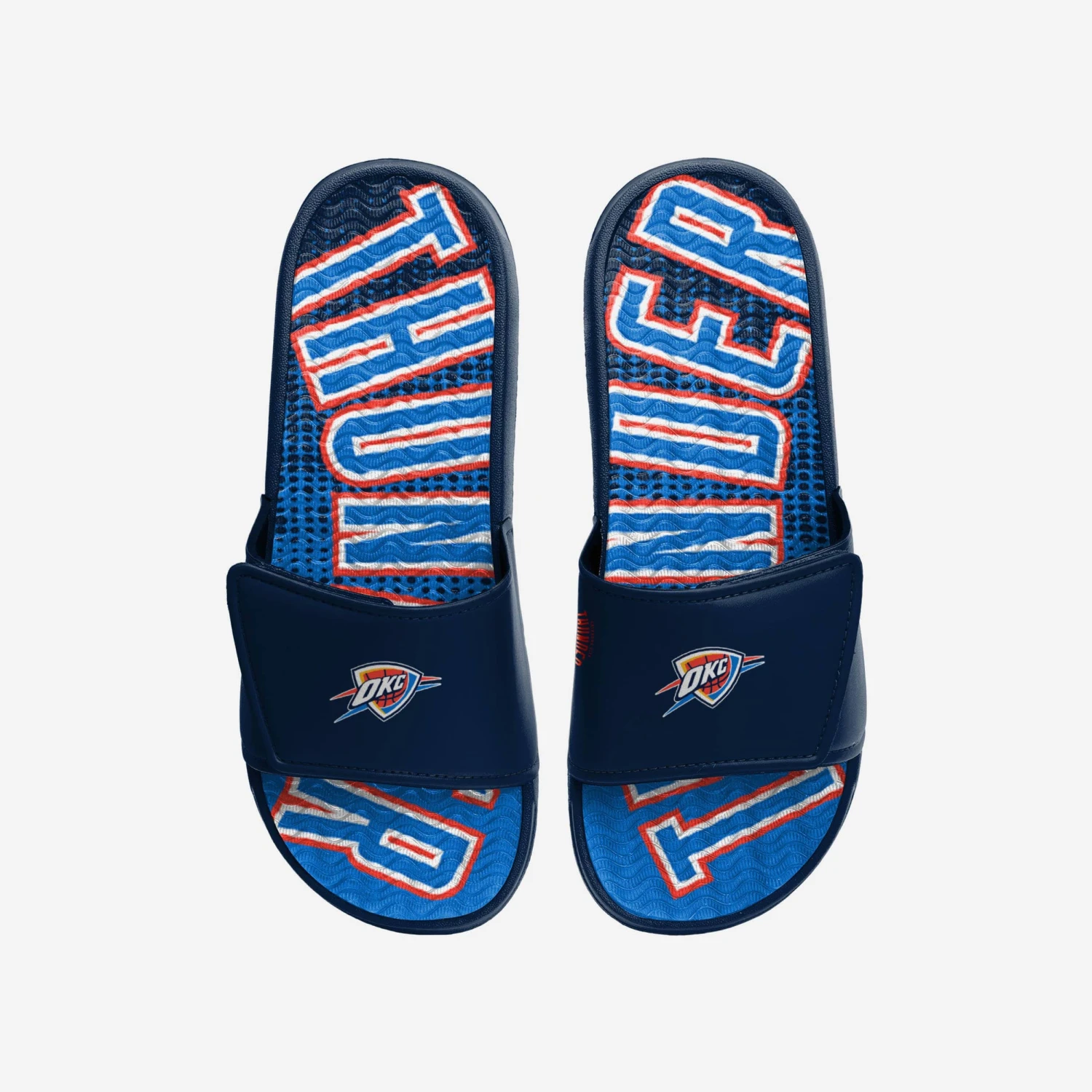 FOCO Oklahoma City Thunder Gradient Wordmark Gel Slide 3 FOCO Oklahoma City Thunder Gradient Wordmark Gel Slide