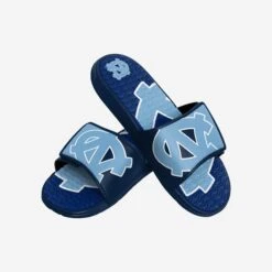 FOCO North Carolina Tar Heels Colorblock Big Logo Gel Slide -FOCO Shop FFSSNCCBBLGGELNC g3