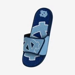 FOCO North Carolina Tar Heels Colorblock Big Logo Gel Slide -FOCO Shop FFSSNCCBBLGGELNC s