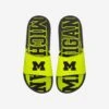 FOCO Michigan Wolverines Highlights Gel Slide -FOCO Shop FFSSNCHLNGELMI p