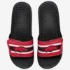 FOCO Arkansas Razorbacks Stripe Legacy Sport Slide -FOCO Shop FFSSNCSTPLGCVCARK s
