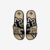 FOCO New Orleans Saints Youth Colorblock Big Logo Gel Slide