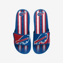 FOCO Buffalo Bills Team Stripe Gel Slide