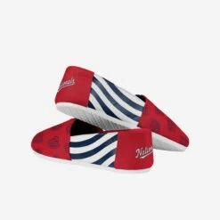 FOCO Washington Nationals Womens Stripe Canvas Shoe -FOCO Shop FFWMMBCNVSTPWN g3