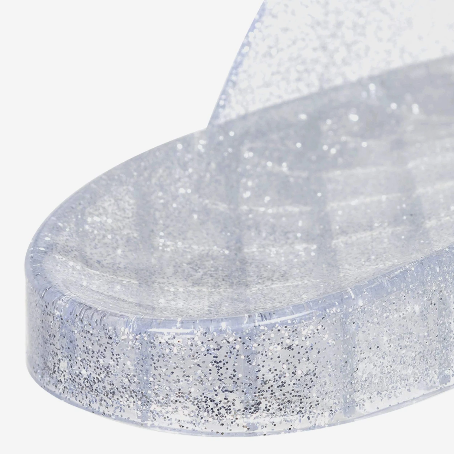 FOCO Tampa Bay Buccaneers Womens Glitter Double Buckle Sandal 7 FOCO Tampa Bay Buccaneers Womens Glitter Double Buckle Sandal - Image 5