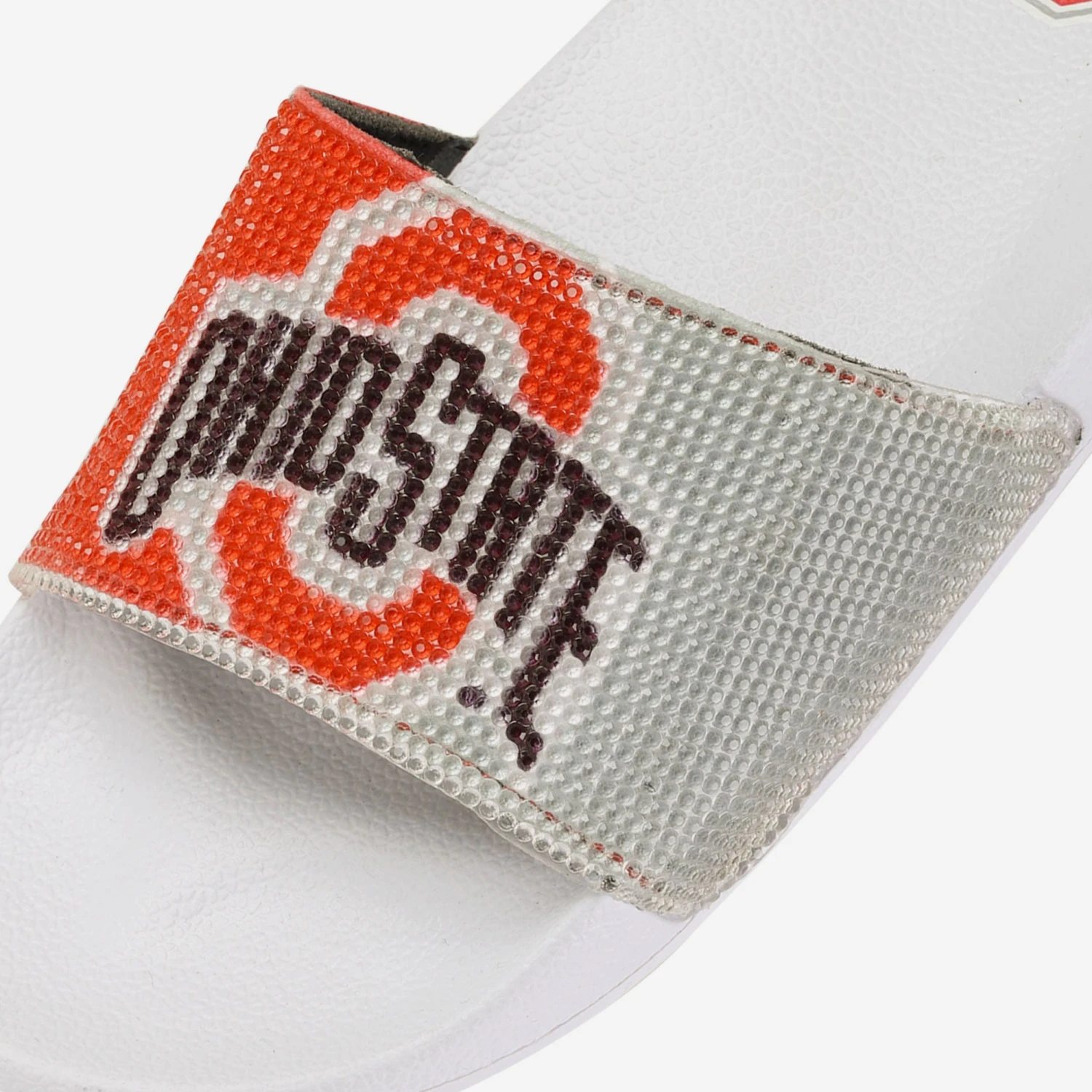 FOCO Ohio State Buckeyes Womens Big Logo Shimmer Slide 4 FOCO Ohio State Buckeyes Womens Big Logo Shimmer Slide - Image 2