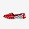 FOCO Ohio State Buckeyes Womens Stripe Canvas Shoe -FOCO Shop FFWMNCCNVSTPOH p