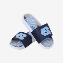 FOCO North Carolina Tar Heels Womens Glitter Gel Slide -FOCO Shop FFWMNCGLGELNC g3