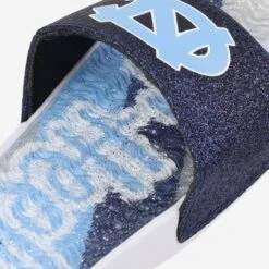 FOCO North Carolina Tar Heels Womens Glitter Gel Slide -FOCO Shop FFWMNCGLGELNC g4