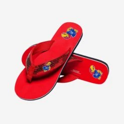 FOCO Kansas Jayhawks Womens Sequin Flip Flop 7 FOCO Kansas Jayhawks Womens Sequin Flip Flop -FOCO Shop FFWMNCSQNKA g4