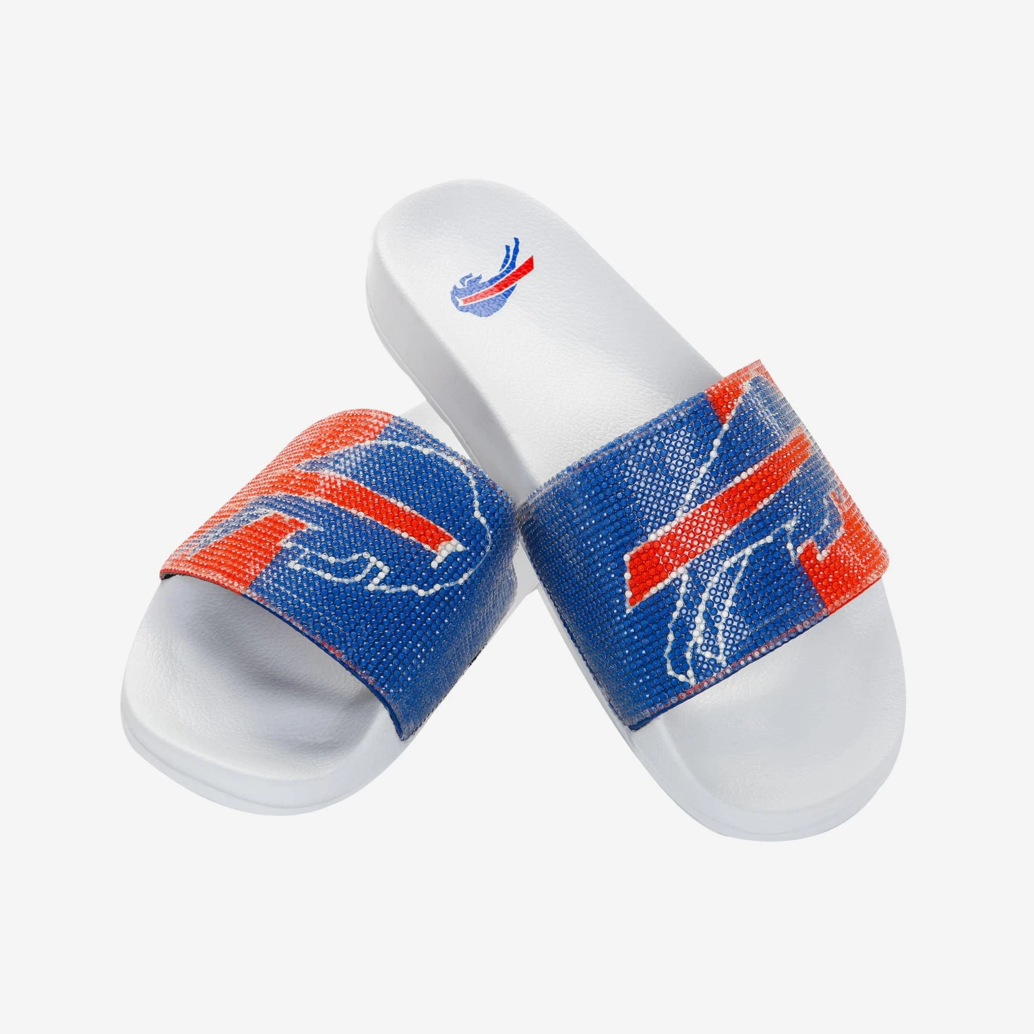 FOCO Buffalo Bills Womens Big Logo Shimmer Slide 5 FOCO Buffalo Bills Womens Big Logo Shimmer Slide - Image 3
