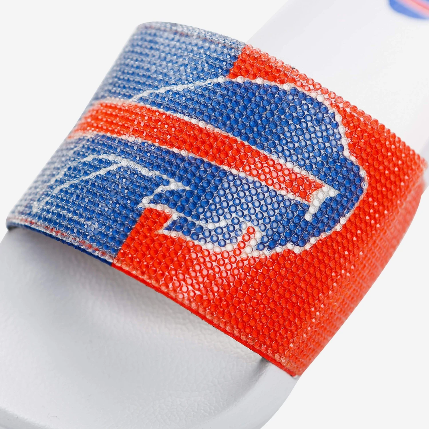FOCO Buffalo Bills Womens Big Logo Shimmer Slide 4 FOCO Buffalo Bills Womens Big Logo Shimmer Slide - Image 2