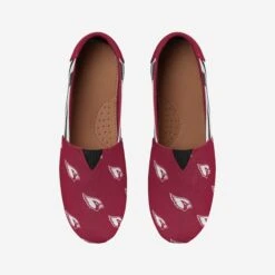 FOCO Arizona Cardinals Womens Stripe Canvas Shoe -FOCO Shop FFWMNFCNVSTPAC g4