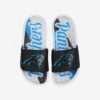 FOCO Carolina Panthers Womens Glitter Gel Slide -FOCO Shop FFWMNFGLGELCP p