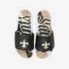 FOCO New Orleans Saints Womens Glitter Gel Slide