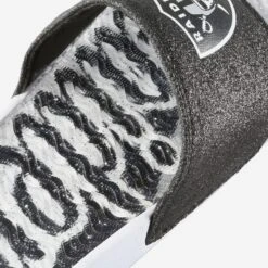 FOCO Las Vegas Raiders Womens Glitter Gel Slide -FOCO Shop FFWMNFGLGELOR g3