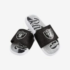 FOCO Las Vegas Raiders Womens Glitter Gel Slide -FOCO Shop FFWMNFGLGELOR g3 ed164ce8 839f 4ba5 8620 255034016636