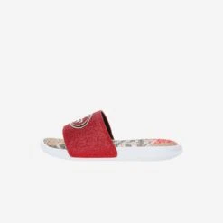 FOCO San Francisco 49ers Womens Glitter Gel Slide -FOCO Shop FFWMNFGLGELSF s
