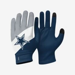 FOCO Dallas Cowboys 2 Pack Reusable Stretch Gloves -FOCO Shop GLVNFREST2PKDC g3