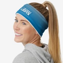 FOCO Detroit Lions Womens Gradient Printed Headband