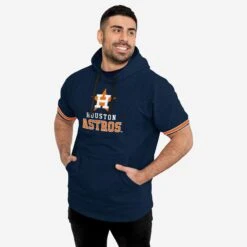 FOCO Houston Astros Short Sleeve Hoodie