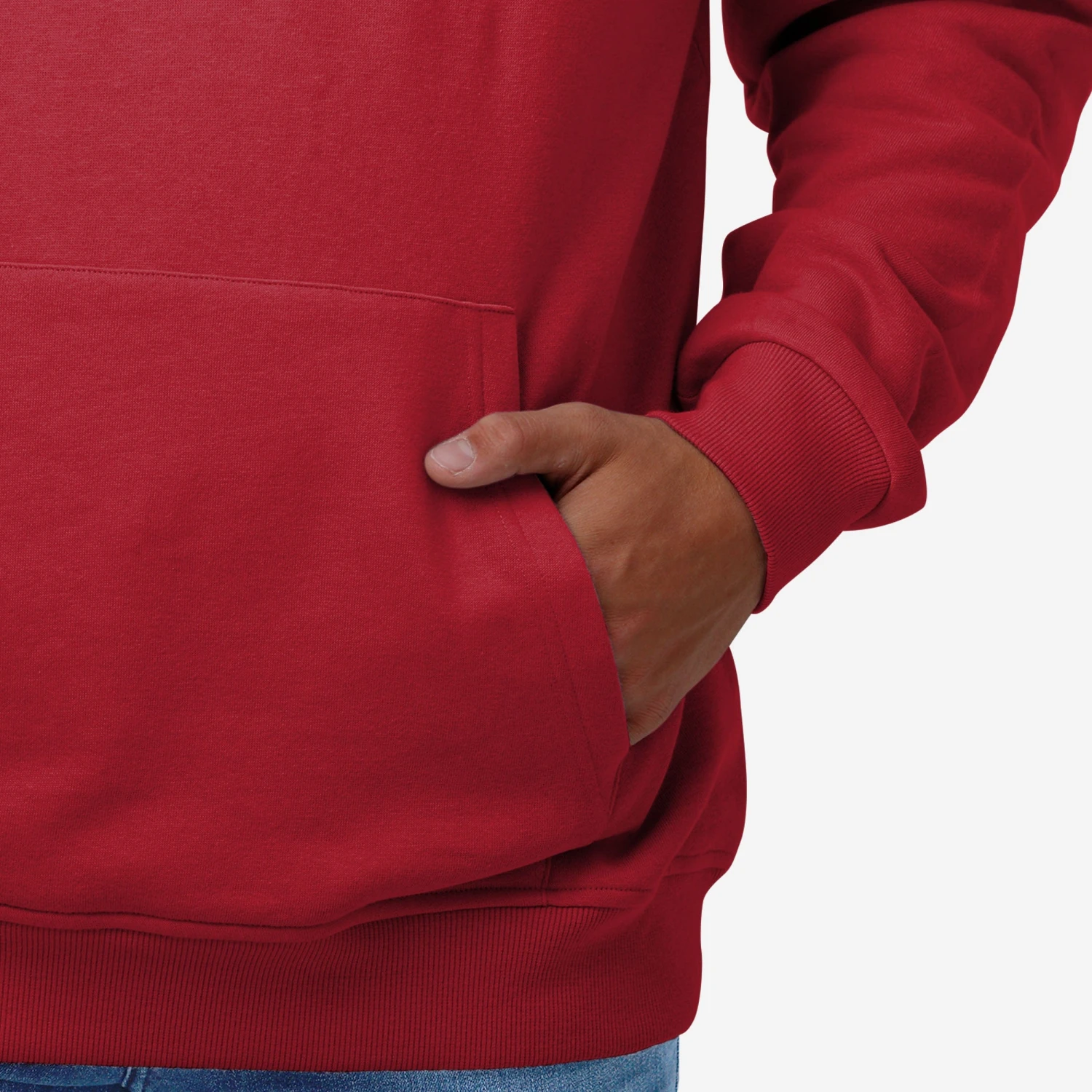 FOCO Tampa Bay Buccaneers Solid Hoodie 5 FOCO Tampa Bay Buccaneers Solid Hoodie - Image 3