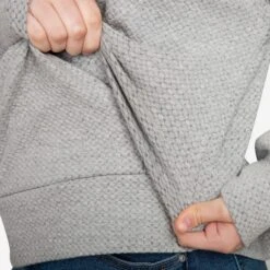 FOCO Pittsburgh Steelers Womens Gray Woven Hoodie -FOCO Shop HDWMGRWV g4 bb90d5a1 1621 414a 96ba ecfc98fbb25a