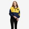 FOCO Michigan Wolverines Womens Winning Play Windbreaker -FOCO Shop HDWMNCWBCBMI p