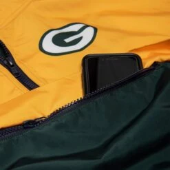 FOCO Green Bay Packers Womens Winning Play Windbreaker 7 FOCO Green Bay Packers Womens Winning Play Windbreaker -FOCO Shop HDWMNFWBCBGP g3