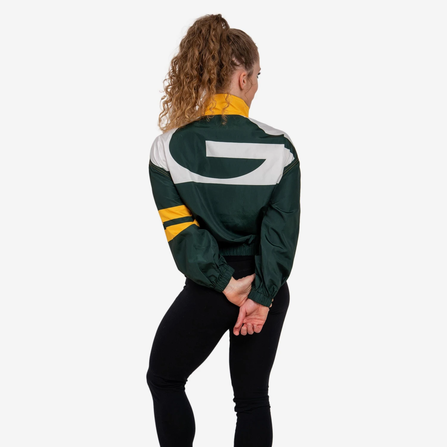 FOCO Green Bay Packers Womens Winning Play Windbreaker 4 FOCO Green Bay Packers Womens Winning Play Windbreaker - Image 2