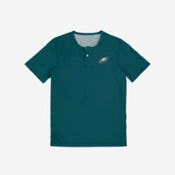 FOCO Philadelphia Eagles Solid Team Logo Short Sleeve Henley 7 FOCO Philadelphia Eagles Solid Team Logo Short Sleeve Henley -FOCO Shop HENNFSTLSSPE g3