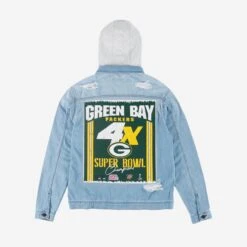 FOCO Green Bay Packers Denim Days Jacket -FOCO Shop JKTNFDNBLGP g4
