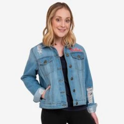 FOCO Philadelphia Phillies Womens Denim Days Jacket