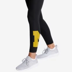 FOCO Michigan Wolverines Womens Calf Logo Black Legging -FOCO Shop LEGNCBLKLGMI g4