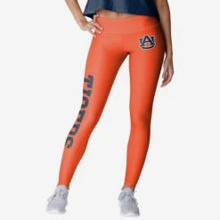 FOCO Auburn Tigers Womens Solid Big Wordmark Legging