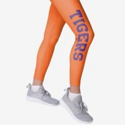 FOCO Clemson Tigers Womens Solid Big Wordmark Legging -FOCO Shop LEGNCSLLRWMCU g4
