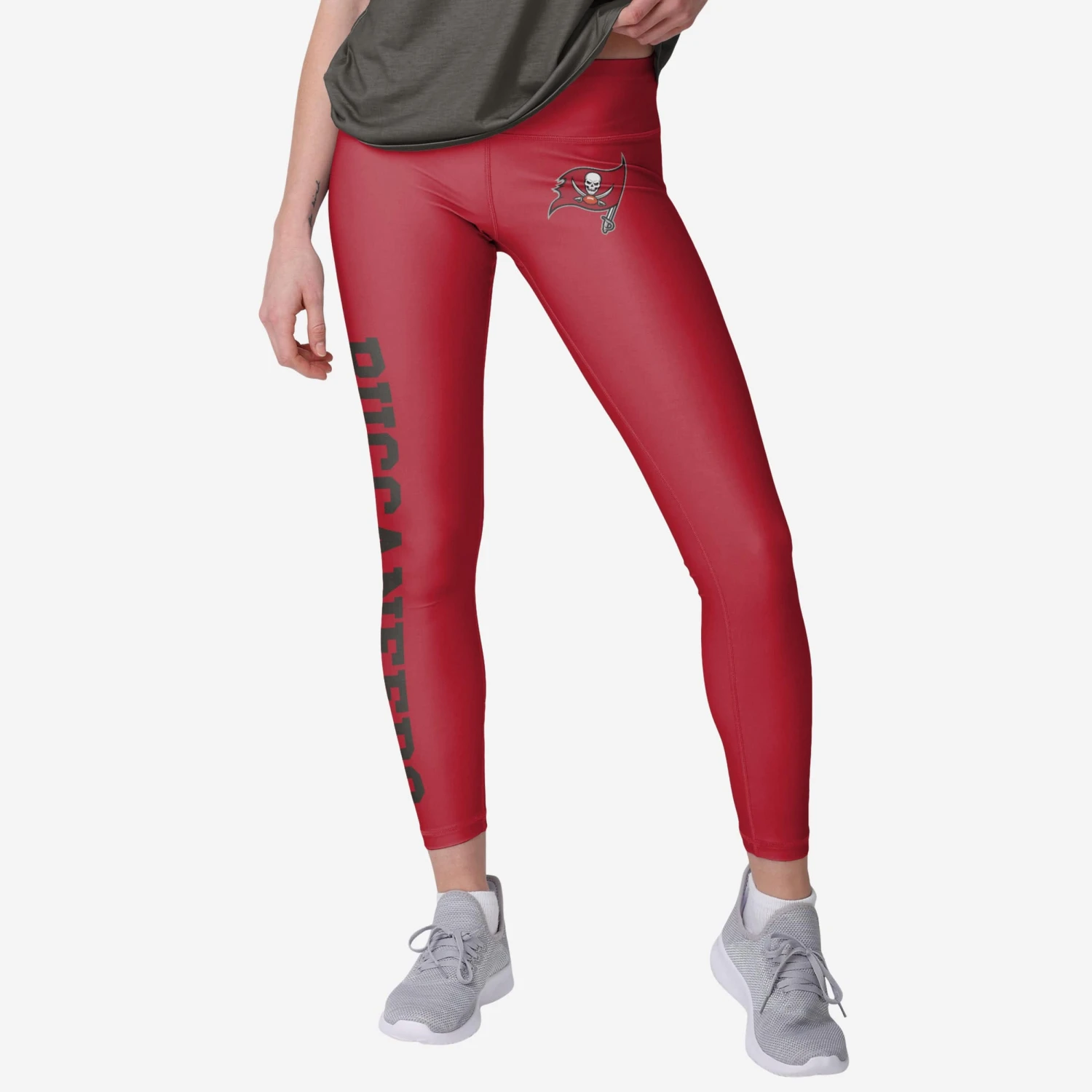 FOCO Tampa Bay Buccaneers Womens Solid Big Wordmark Legging 3 FOCO Tampa Bay Buccaneers Womens Solid Big Wordmark Legging